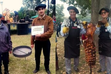 Victoria riverense en el «Primer encuentro del Asador Criollo» en La Gloria