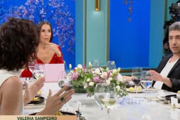Fuerte cruce de Jey Mammón y Valeria Sampedro en TV