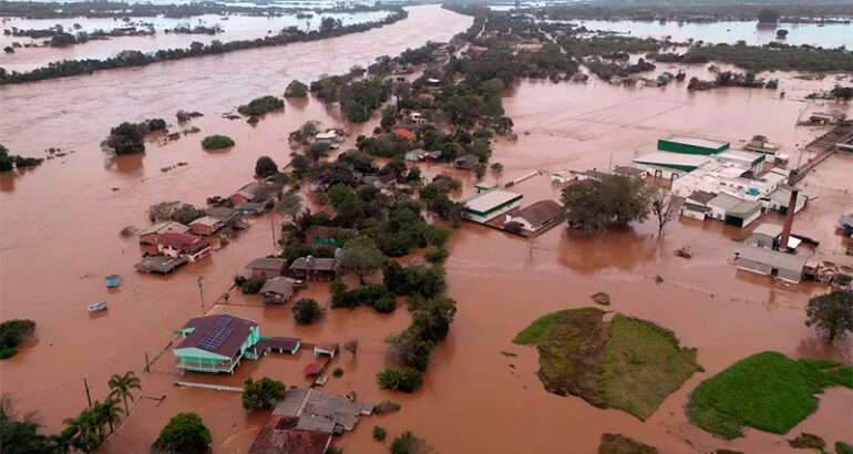 Inundaciones en Brasil: confirmaron 56 muertes y 44.600 personas afectadas
