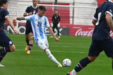 Con un golazo de Zenón, la sub 23 de Argentina le ganó un amistoso a Paraguay