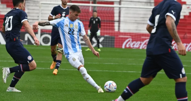 Con un golazo de Zenón, la sub 23 de Argentina le ganó un amistoso a Paraguay Con un golazo de Zenón, la sub 23 de Argentina le ganó un amistoso a Paraguay