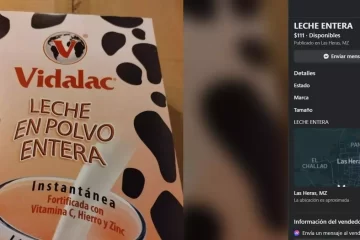 En menos de un día apareció a la venta la leche que el Gobierno entregó en Mendoza
