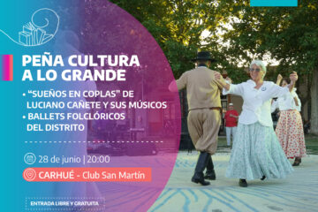 Carhué: Peña Cultura a lo Grande en Adolfo Alsina
