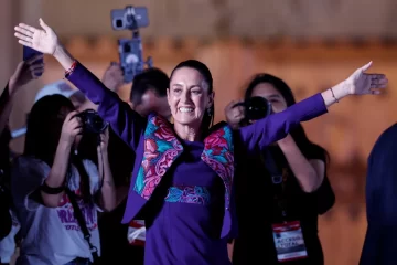 Claudia Sheinbaum fue elegida como la primera mujer presidenta de México