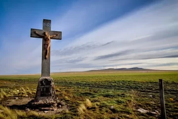 El Cristo de Estomba, una obra de Francisco Salamone que evoca una tragedia