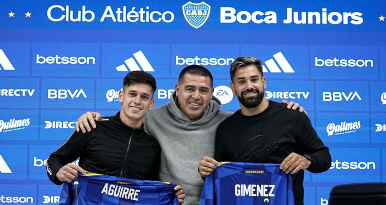 Refuerzos: Boca presentó a Brian Aguirre y Milton Giménez Refuerzos: Boca presentó a Brian Aguirre y Milton Giménez