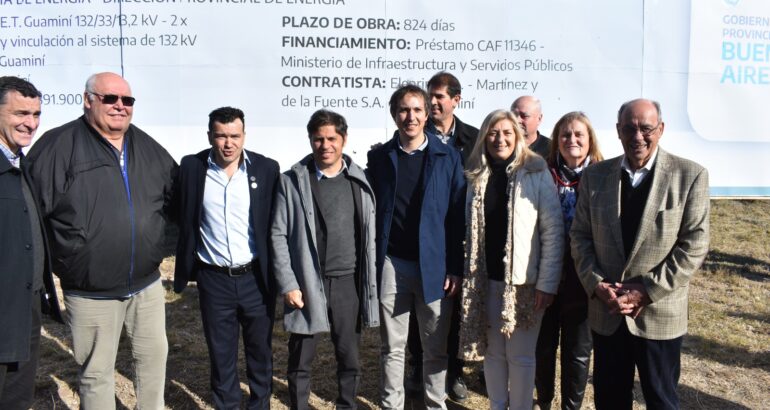 Andres acompañó al Gobernador Kicillof al inicio de obras de la Estación Transformadora Guaminí Andres acompañó al Gobernador Kicillof al inicio de obras de la Estación Transformadora Guaminí