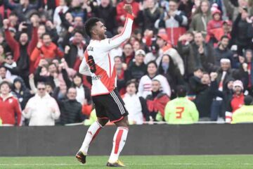 River salvó un empate ante Lanús en el Monumental