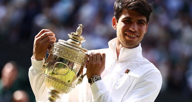 Alcaraz venció a Djokovic y ganó su segundo título de Wimbledon Alcaraz venció a Djokovic y ganó su segundo título de Wimbledon