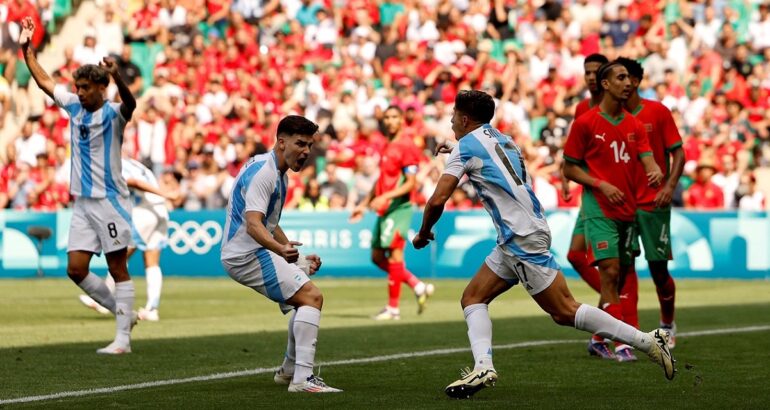 Argentina empató agónicamente con Marruecos en un final con suspenso e incidentes Argentina empató agónicamente con Marruecos en un final con suspenso e incidentes