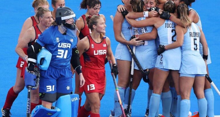 Las Leonas golearon 4-1 a Estados Unidos en los Juegos Olímpicos Las Leonas golearon 4-1 a Estados Unidos en los Juegos Olímpicos