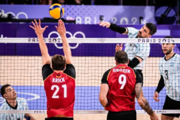 La Selección de voley perdió con Alemania y se despidió de París