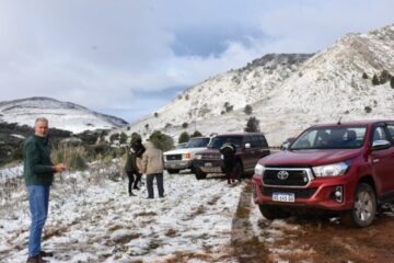 Se afianza el frío y la llegada de nevadas a la región