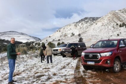 Anticipan posibles nevadas en la región