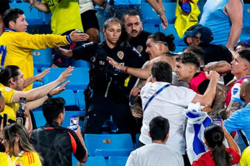 Once jugadores de la selección de Uruguay sancionados por los incidentes en la Copa América Once jugadores de la selección de Uruguay sancionados por los incidentes en la Copa América