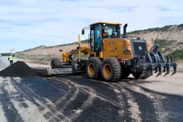 Realizan mejoras en la ruta nacional 33, cerca de Bahía Blanca
