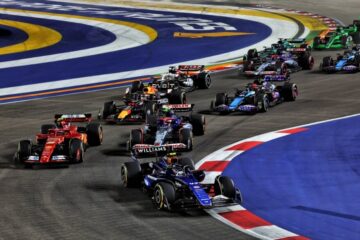 Formula 1: Colapinto 11° en el Gran Premio de Singapur