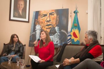 La ministra Estela Díaz visita Carhué
