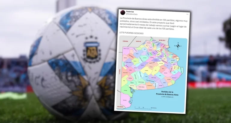 Un tuit con las «selecciones» de los 135 municipios se volvió viral: ¿cómo formaría Adolfo Alsina y los distritos de la LRF? Un tuit con las «selecciones» de los 135 municipios se volvió viral: ¿cómo formaría Adolfo Alsina y los distritos de la LRF?