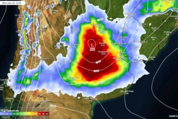 Miércoles con Alerta naranja por fuertes tormentas en Adolfo Alsina y la región