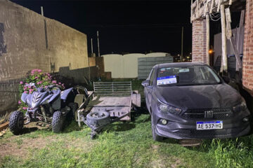 Capturan en Bahía a un hombre que sustrajo un cuatriciclo en Huanguelén