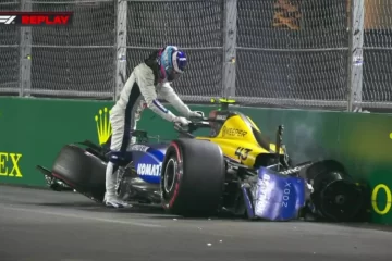 Colapinto chocó y puso en duda su participación en el GP de Las Vegas