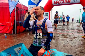 Vuelta al Lago Epecuén: Lucas Negro y Mariana Allende ganaron los 60K bajo la lluvia