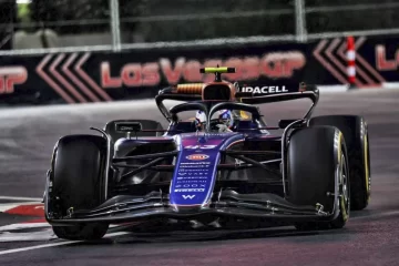 Colapinto largó último y terminó en el puesto 14 en el Gran Premio de Las Vegas