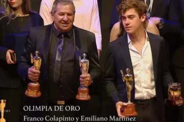 Premios Olimpia 2024: Franco Colapinto y el Dibu Martínez ganaron la estatuilla de oro