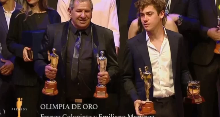Premios Olimpia 2024: Franco Colapinto y el Dibu Martínez ganaron la estatuilla de oro Premios Olimpia 2024: Franco Colapinto y el Dibu Martínez ganaron la estatuilla de oro