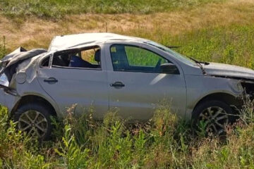Accidente en la Ruta 33: un hombre de Saavedra volcó su auto cerca de la escuela «La Tigra» Accidente en la Ruta 33: un hombre de Saavedra volcó su auto cerca de la escuela «La Tigra»