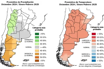 Pronóstico trimestral: el verano viene con mucho calor y lluvias “normales”