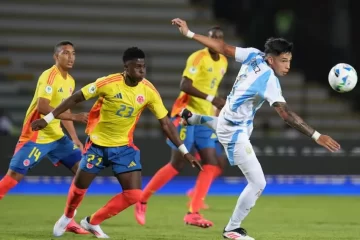 Argentina empató ante Colombia y sigue puntera de la Zona B del Sudamericano Sub 20