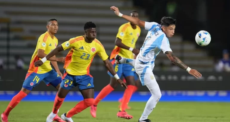 Argentina empató ante Colombia y sigue puntera de la Zona B del Sudamericano Sub 20 Argentina empató ante Colombia y sigue puntera de la Zona B del Sudamericano Sub 20
