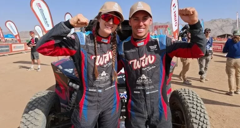 De novios de primaria a campeones del Dakar: la historia de Nicolás Cavigliasso y Valentina Pertegarini De novios de primaria a campeones del Dakar: la historia de Nicolás Cavigliasso y Valentina Pertegarini