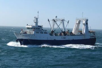 Prefectura detectó un buque extranjero pescando ilegalmente en el Mar Argentino
