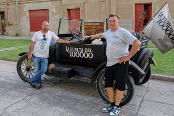 Un Histórico Ford T llegó a Carhué reviviendo un emblema automovilístico