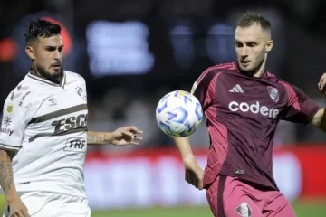 River salvó un empate agónico ante Platense