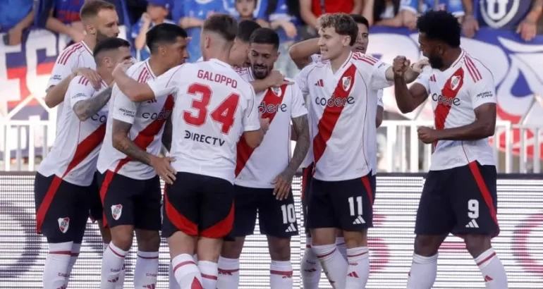 River venció a la U de Chile por un amistoso internacional River venció a la U de Chile por un amistoso internacional