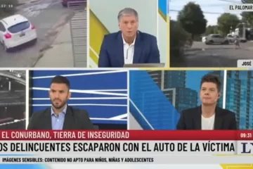 La Nación + cubría la noticia de un robo y terminó registrando otro en vivo
