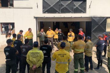 Weretilneck le agradeció a Kicillof por «enviar brigadistas» para reforzar el trabajo contra los incendios