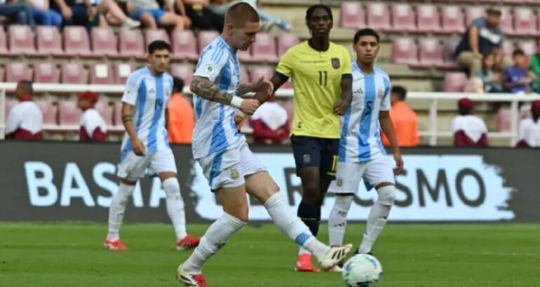 La Sub 20 empató ante Ecuador y avanzó como segunda del Grupo La Sub 20 empató ante Ecuador y avanzó como segunda del Grupo