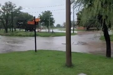 Algunas familias evacuadas en Rivera por las intensas lluvias