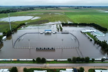 Tristeza en Pueblo Santa María: la tormenta arrasó con las instalaciones del club El Progreso