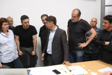 Kicillof, Bullrich y Petri coordinan en Bahía tareas tras la inundación Kicillof, Bullrich y Petri coordinan en Bahía tareas tras la inundación