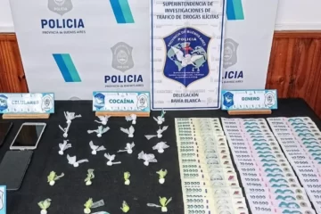 Coronel Suárez: arrestan a dos jóvenes que tenían cocaína para su venta