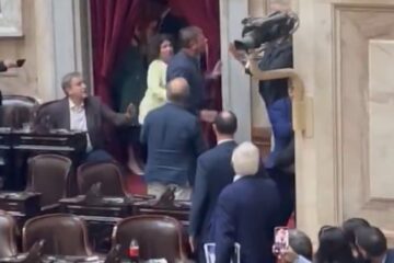 Diputados: Menem terminó la sesión de manera abrupta y dos diputados se fueron a las piñas