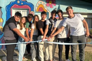 La Escuela Agraria de Rivera inauguró un nuevo espacio de arte