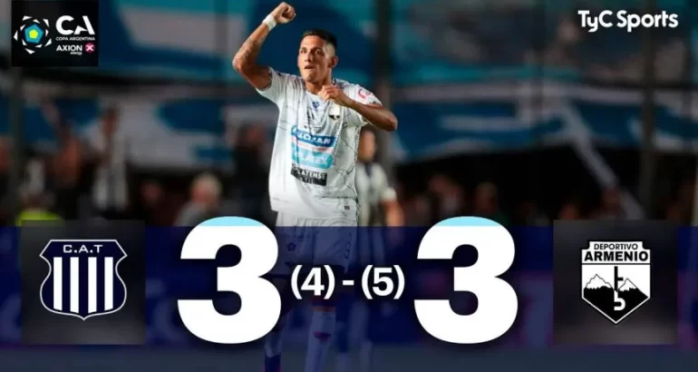 Armenio dio el batacazo y eliminó a Talleres de la Copa Argentina Armenio dio el batacazo y eliminó a Talleres de la Copa Argentina