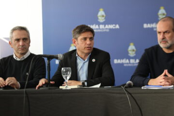 Kicillof anunció un plan de $273 mil millones para recontruir Bahía Kicillof anunció un plan de $273 mil millones para recontruir Bahía